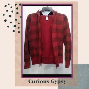 Curious Gypsy | Buffalo print zip up